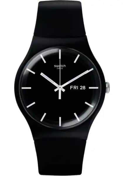 Swatch Mono Black Again Erkek Kol Saati: Şıklık ve Fonksiyonelliğin Modern Buluşması