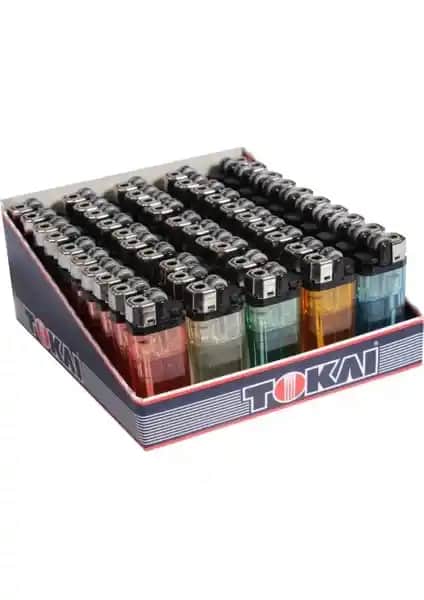 Tokai Çakmak Taşlı Doldur Kullan Paketi 50 Adet Güvenilir ve Uzun Ömürlü Çakmak Taşları