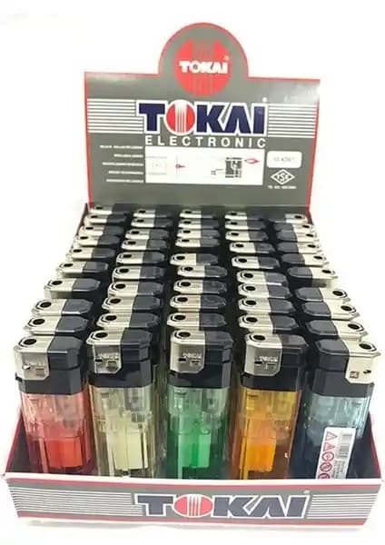 Tokai Elektro Manyetolu Çakmaklar 50 Adet Paket Ekonomik ve Doldurulabilir