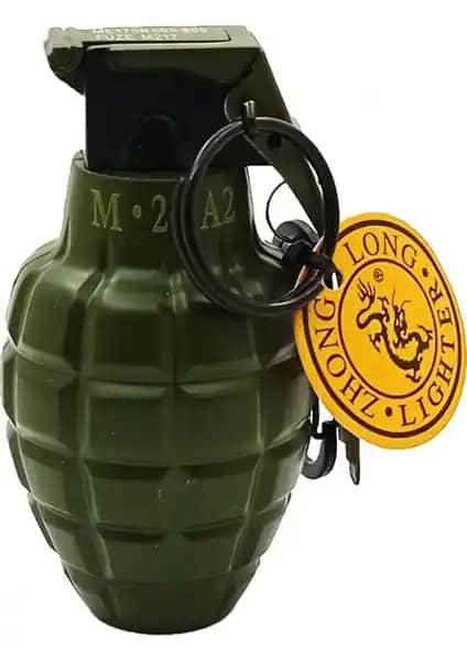 Tusah Masa Çakmağı El Bombası Şeklinde Güçlü ve Dayanıklı Ateşleme Aracı