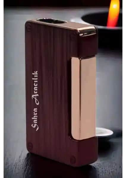 Tusah Metal Çiftli Puro Çakmağı: Şıklık ve Dayanıklılık Sunan Kişiselleştirilebilir Aksesuar