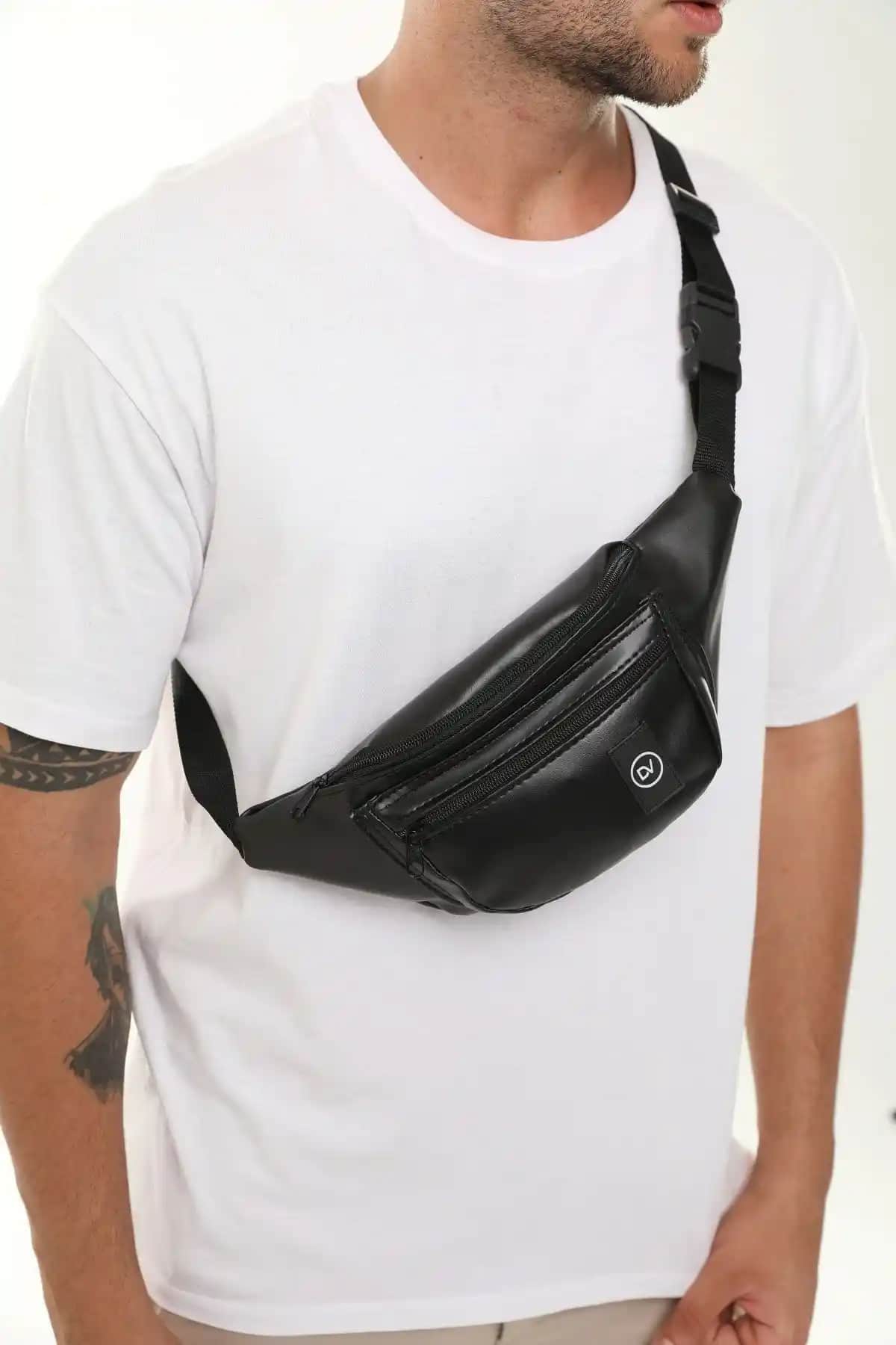 D'VERS Unisex Siyah Suni Deri Omuz ve Bel Çantası İncelemesi
