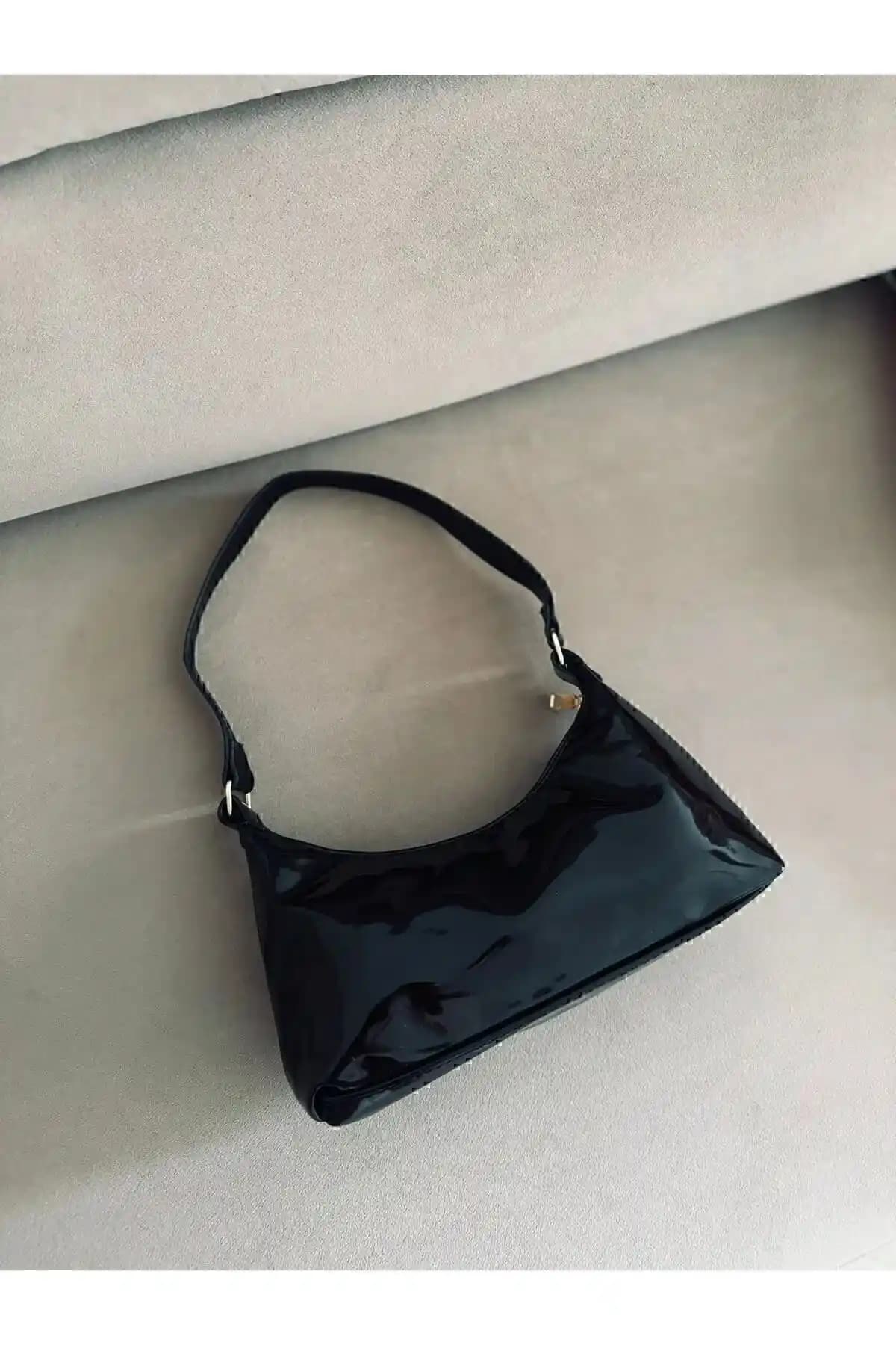 MODA ELFYmz Kadın Siyah Rugan Omuz Çantası İncelemesi ve Yorumlar