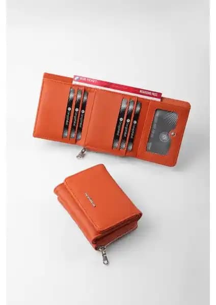 Cengiz Pakel Kadın Cüzdanı KIREMIT-65221AT Şık ve Kullanışlı Tasarım Özellikleri