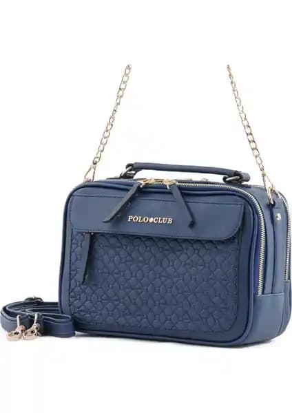 Los Angeles Polo Club 6341 Uzun Askılı Kadın Çantası Lacivert Şıklık ve Fonksiyonellik Bir Arada