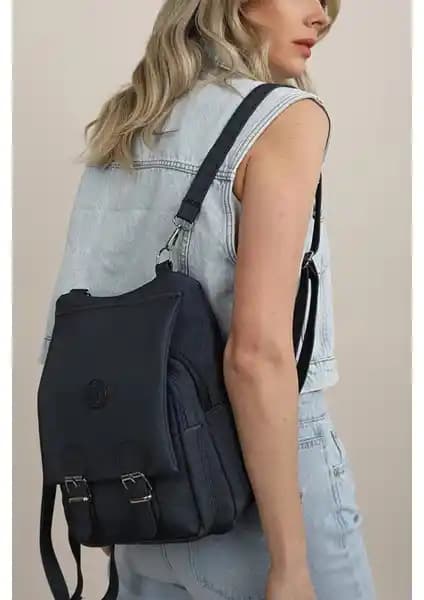 My Nisa Boutique Kadın Lacivert Su Geçirmez Omuz ve Sırt Çantası Özellikleri ve Kullanım Alanları