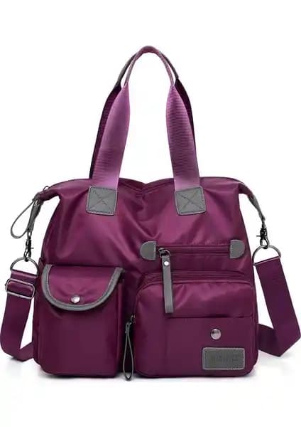Ruichihu Kadın Su Geçirmez Büyük Kapasiteli Mor Omuz Çantası Özellikleri ve Kullanım Avantajları