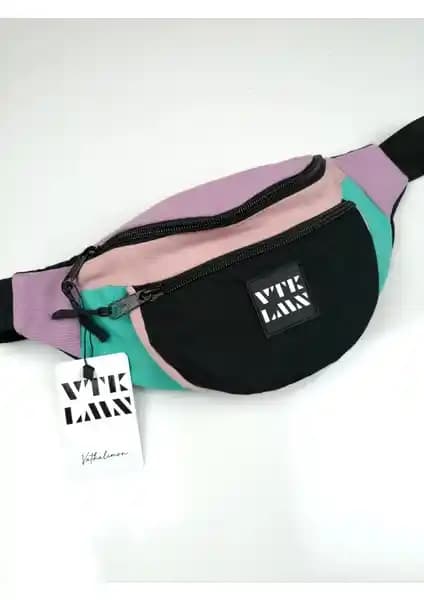 Vatkalimon Renkli Siyah Omuz ve Bel Çantası: Şık ve Fonksiyonel Günlük Aksesuar