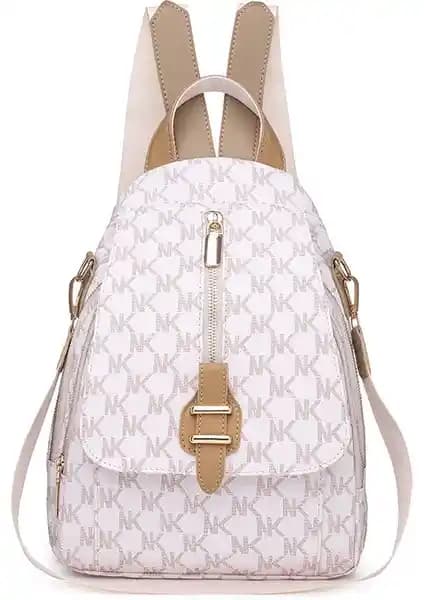 Yongtai Büyük Kapasiteli Pu Deri Bayan Sırt Çantası Günlük ve Seyahat Kullanımı İçin Uygun