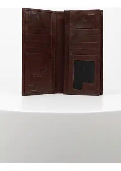 Bayderi Deri Kahve Telefon Hazneli Mıknatıslı Cüzdan: Şıklık ve Fonksiyonellik