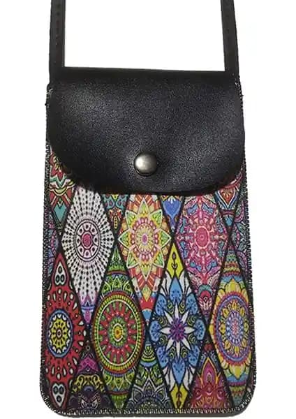 Cemmys Kadın Çapraz Desenli Omuz Askılı Telefon Çantası Kılıfı - Dayanıklı ve Şık Tasarım