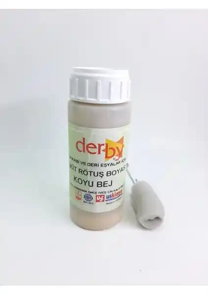 Derby Deri Eşya, Ayakkabı ve Direksiyon İçin Koyu Bej Rötuş ve Boya Ürünü