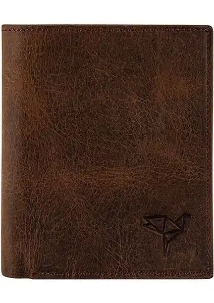 Garbalia Marshall Hakiki Deri Erkek Cüzdanı Crazy: Dayanıklı ve Fonksiyonel Tasarım