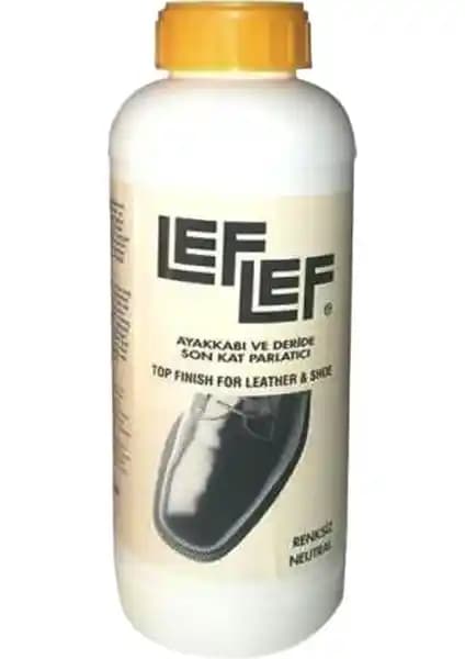 LefLef Son Kat Parlatıcı 500ml: Deri Ürünlerde Doğal ve Kalıcı Parlaklık Sağlar