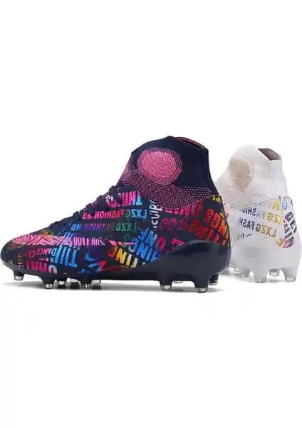LRsmile Siyah Beyaz Futbol Ayakkabısı: Performans ve Konforu Bir Arada Sunar