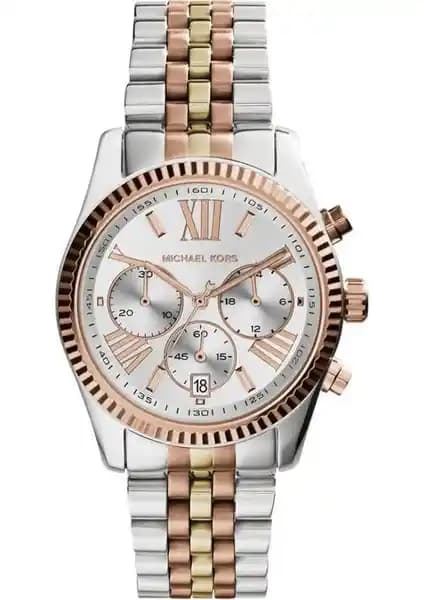 Michael Kors MK5735 Kadın Ahşap Kol Saati 38 mm Şık ve Fonksiyonel Tasarım