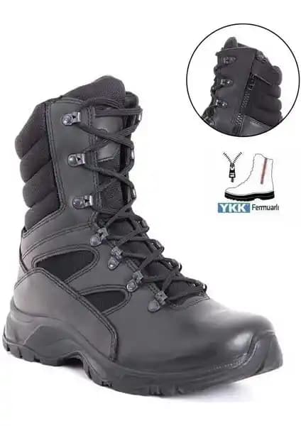 YDS MONSTER Deri Bot Siyah: Dayanıklılık ve Konforu Bir Arada Sunan Erkek Botu