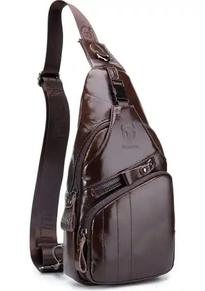 Bullcaptain Erkek Hakiki Deri Çanta Günlük ve Ofis Kullanımı İçin Dayanıklı Tasarım