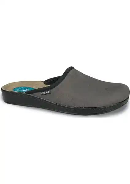 Ceyo Erkek Gri Terlik 9933 Konfor ve Estetiği Bir Arada Sunan Modern Tasarım