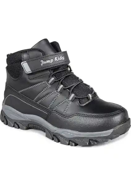 Çocuklar İçin Dayanıklı ve Konforlu Siyah Spor Botu - Günlük Aktiviteler İçin Uygun