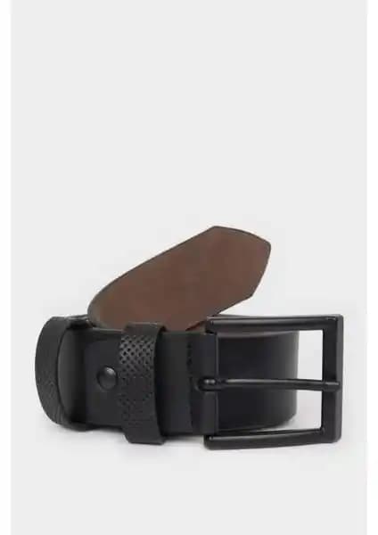 DeFacto Erkek Dikdörtgen Toka Suni Deri Jean Kemeri İncelemesi ve Kullanım İpuçları