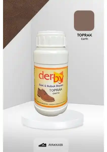 Derby Süet ve Nubuk Deri Boyası 250 ml: Yüksek Kapatıcılık ve Dayanıklılık Sağlayan Çevre Dostu Ürün