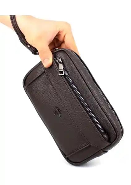 Derise Club Erkek Kahverengi Lüks El ve Bileklik Kemerli Portföy Çantası Özellikleri ve Kullanım Alanları