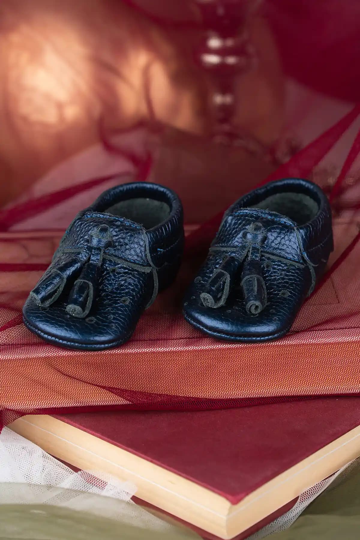 Deriza Hakiki Deri Bebek Makosen Lacivert - Sağlıklı ve Konforlu İlk Adımlar İçin