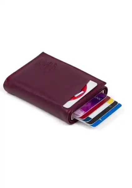 Erkekler İçin Fonksiyonel ve Şık Mekanizmalı Kartlık ve Cüzdan Newish145