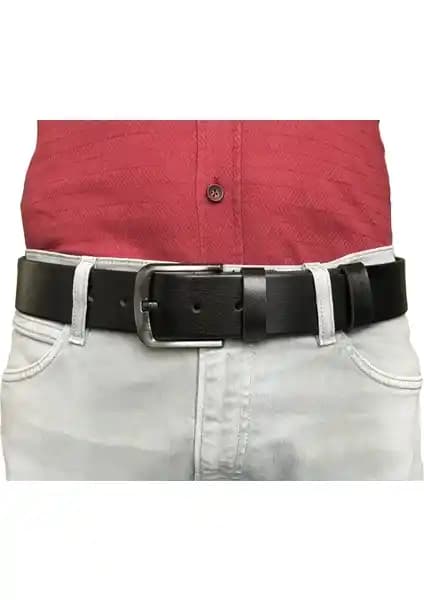 GoDeri Siyah Kot Spor Kemer 4.5 cm Dayanıklı ve Şık Tasarım