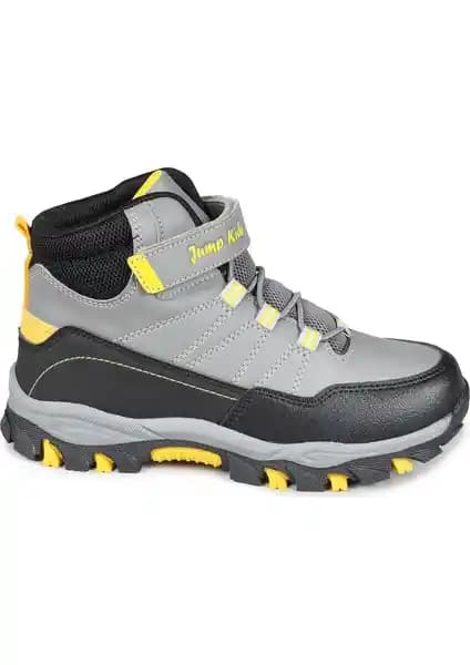 Gri Neon Sarı Çocuk Spor Ayakkabısı: Günlük ve Spor Kullanımına Uygun Modern Tasarım