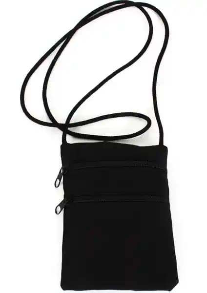 Kanaviçe Boyun Askılı Para Cüzdanı Beyaz H106-1: Pratik ve Estetik Tasarım Özellikleri