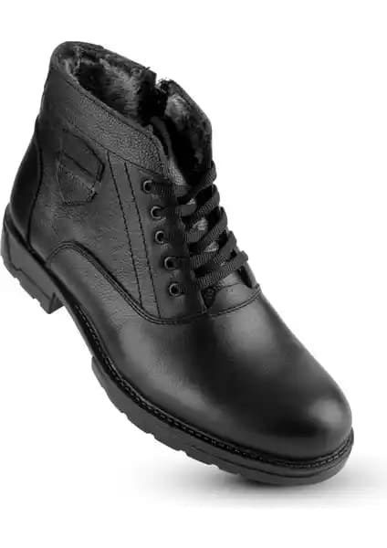 Kaptan Junior ve Modern Erkek Kürklü Deri Botları Karşılaştırması