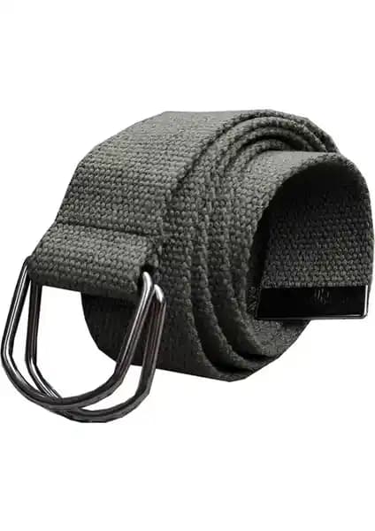 Kemer Dünyası Halka Tokalı Taktik Tarz Bez Kemer Yüksek Kaliteli Pamuklu ve Metal Detaylı