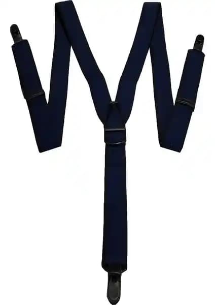 Kemer Dünyası Plastik Klipsli Yıkanabilir Antialerjik Lacivert Pantolon Askısı