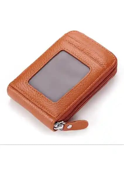 Kemer Dünyası Unisex Deri Cüzdan 11 Bölmeli Güvenli ve Şık Tasarım