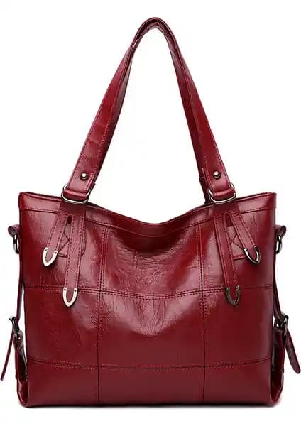 Lucky Store Kadın Suni Deri Omuz Çantası Günlük Kullanım İçin Şık ve Dayanıklı Tasarım