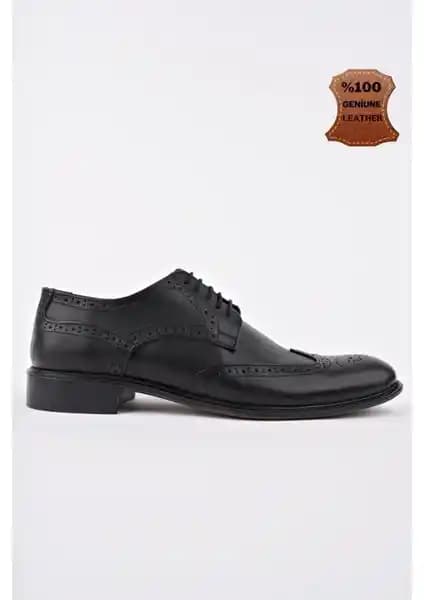 Muggo H046 Hakiki Deri Erkek Klasik Ayakkabı Şıklık ve Konfor Sunar