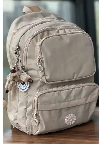 Nemo Group Bej Orta Boy Sırt Çantası: Dayanıklı ve Çok Fonksiyonlu Tasarım