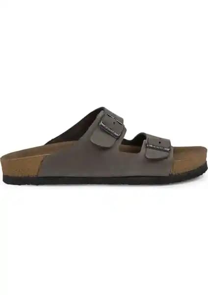 Pegia Kadın Bantlı Deri Terlik 215520: Şık ve Konforlu Günlük Kullanım İçin Tasarlandı