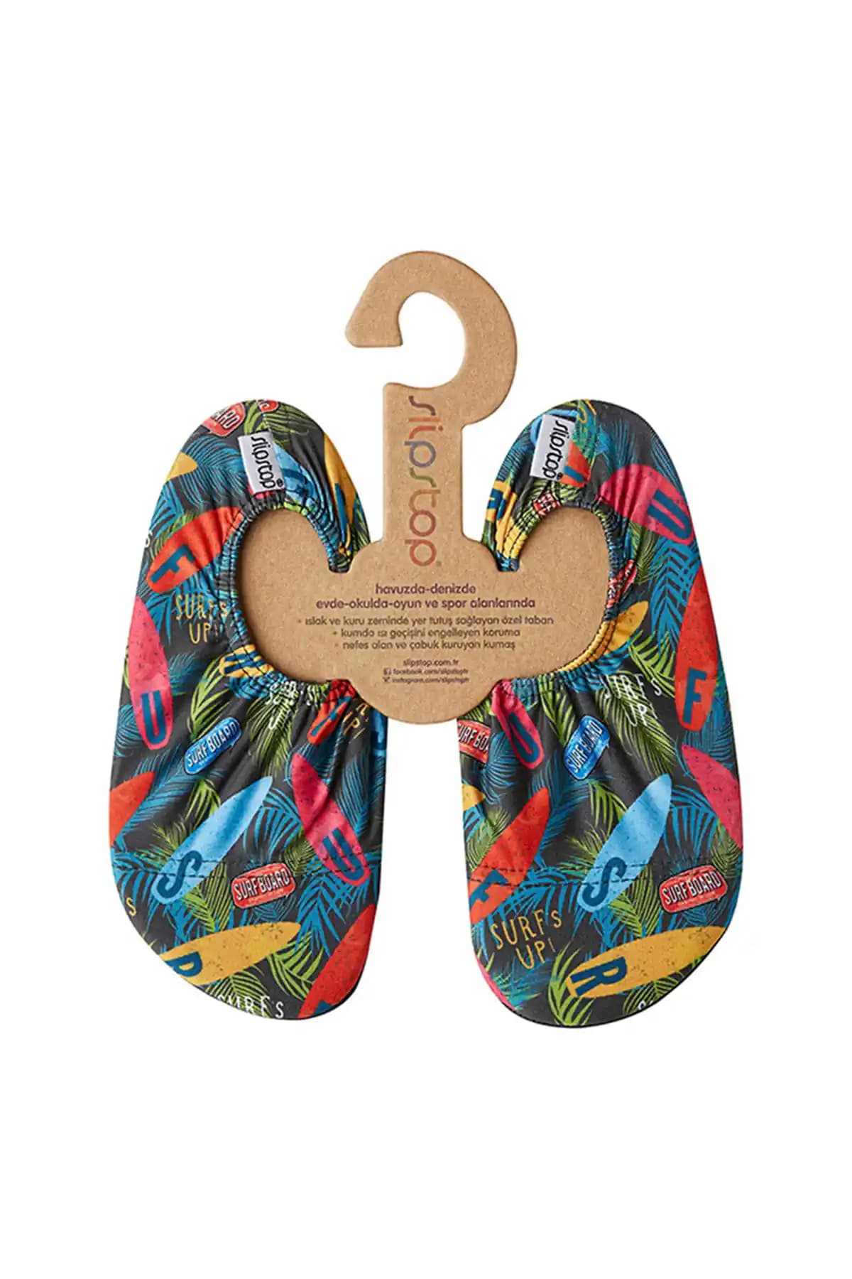 SLIPSTOP Çocuklar İçin Kaydırmaz Deniz ve Plaj Temalı Unisex Ayakkabı Özellikleri