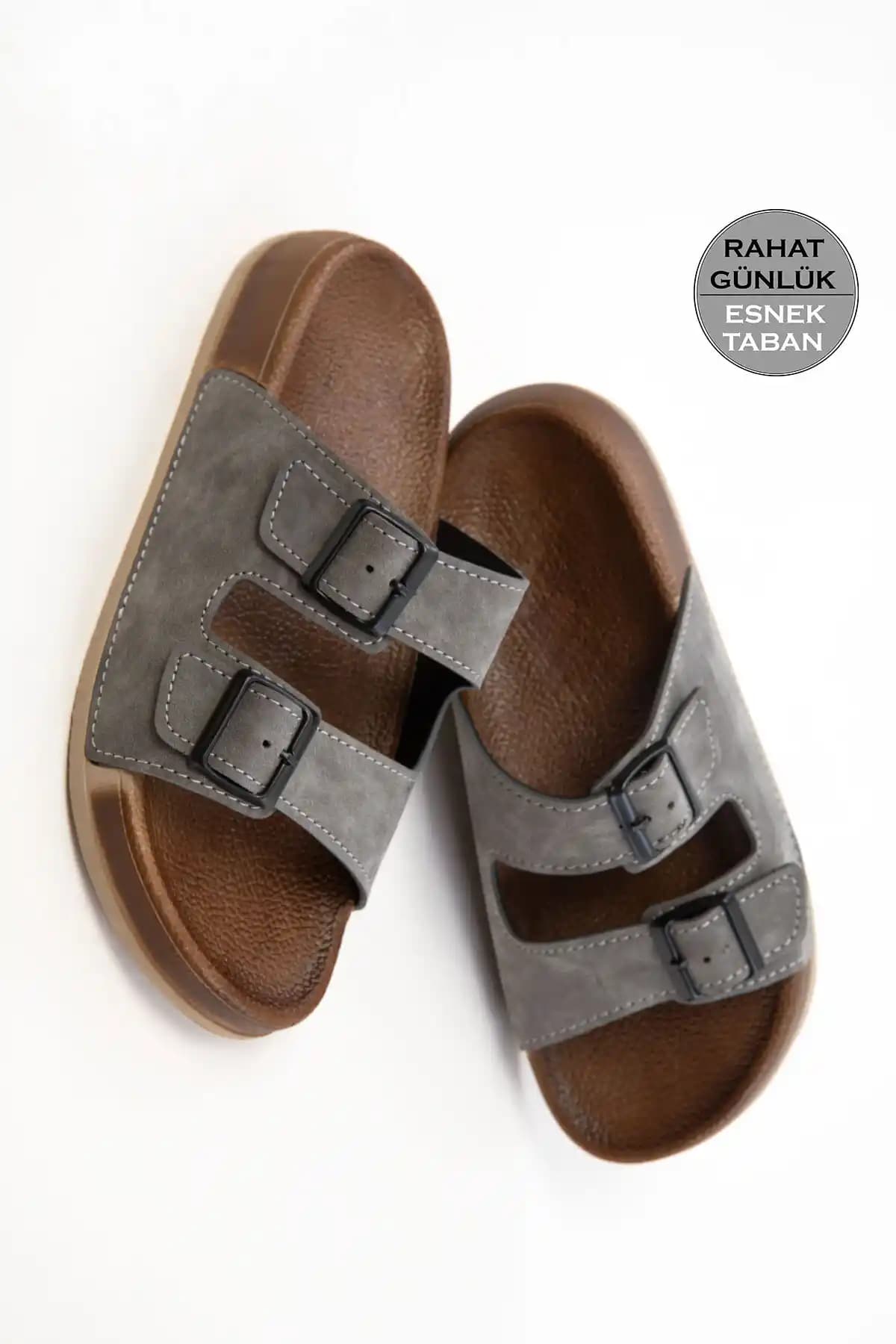 SOHO Gri Unisex Terlik 20723: Konfor ve Şıklığı Bir Arada Sunan Günlük Terlik