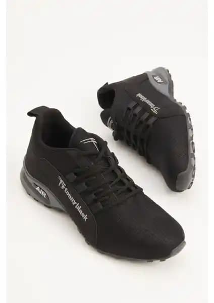 Tonny Black Erkek Siyah Füme Rahat Kalıp Termo Taban Bağcıklı Sneaker Özellikleri ve Kullanım Avantajları