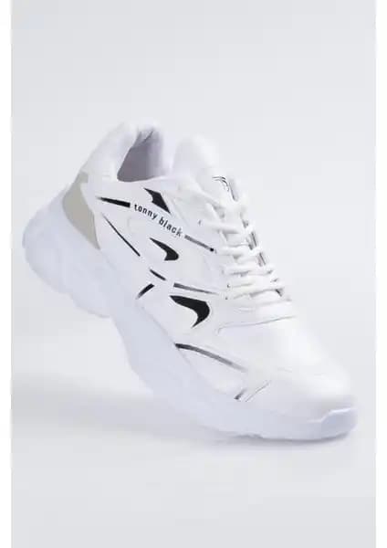 Tonny Black Faylon Taban Spor Ayakkabı Erkekler İçin Dayanıklı ve Konforlu Tasarım