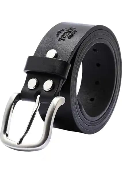 Toros Craft Premium %100 Hakiki Vejetal Deri Erkek Kemer Dayanıklı ve Şık Tasarım