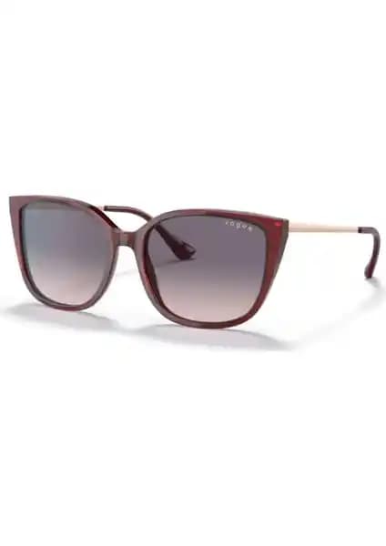 Vogue Vo 5435SI 225736 55 Kadın Şık Mor Metal Çerçeveli Güneş Gözlüğü