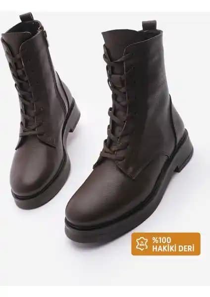 Marjin Kadın Postal Bot Karşılaştırması: Kafle Kahve ve Celare Siyah Modelleri