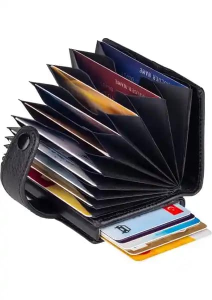 Anı Yüzük Otomatik Mekanizmalı Deri Cüzdan Şıklık ve Fonksiyonelliği Bir Arada Sunar