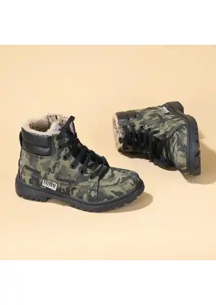 Ayka Trend Extrem 01 Kamuflaj Kürklü Erkek Çocuk Bot Ayakkabısı İnceleme ve Özellikleri