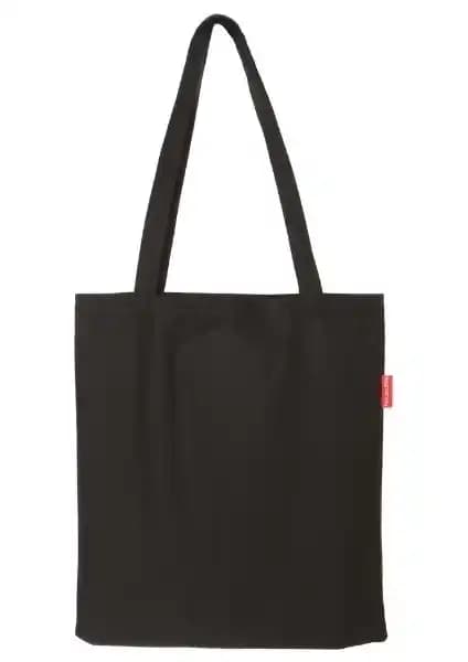 Baghashtag Baskısız Siyah Bez Çanta: Günlük Kullanım İçin Şık ve Fonksiyonel Tasarım